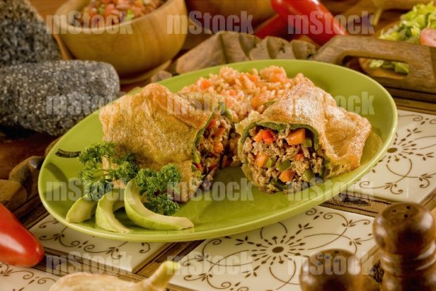 Chile Relleno con Carne
