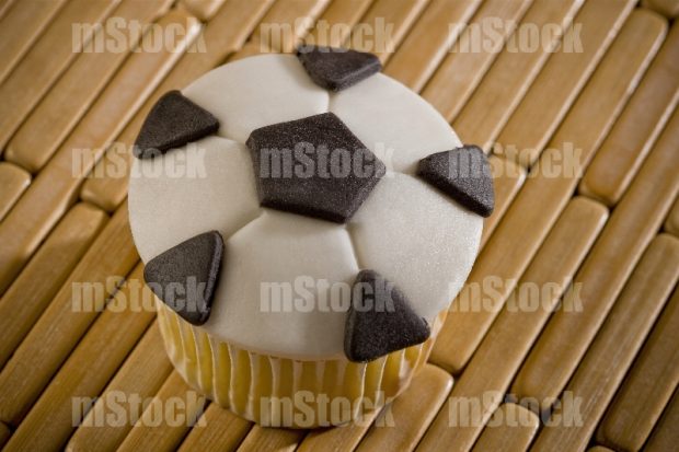 Cupcake de soccer