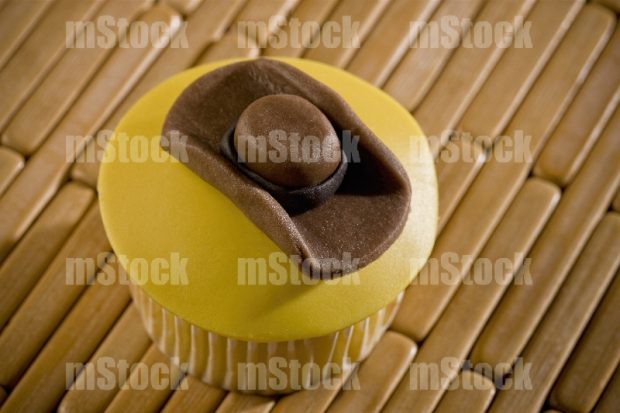 Cupcake de Sombrero Vaquero
