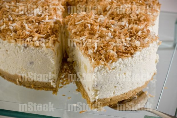Rebanada de Pay de Piña Colada