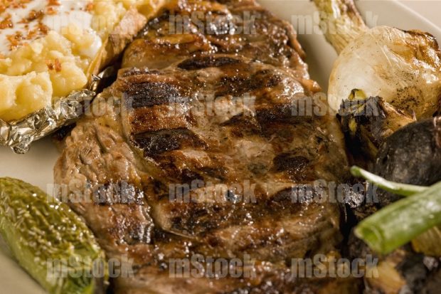 Rib eye steak a la parrilla