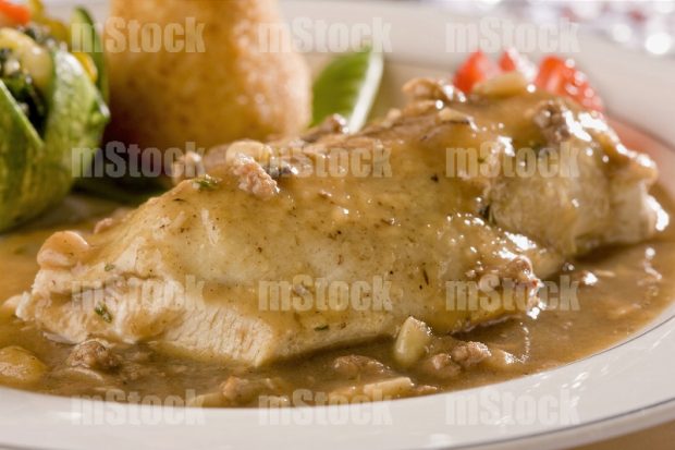 Pechuga de Pollo con Champiñones