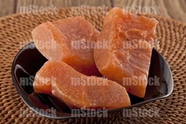 Calabaza cristalizada dulce tradicional