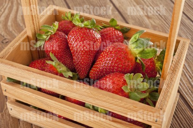 Canasta de fresas