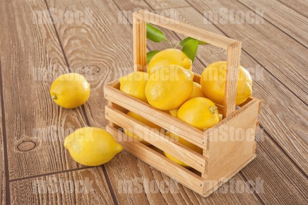 Canasta de limones Eureka