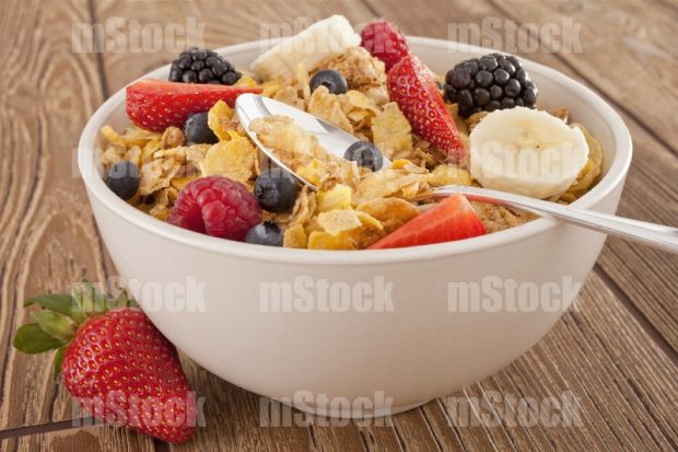 Cereal con frutas