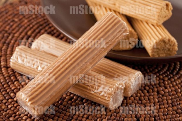 Gusanito de leche quemada