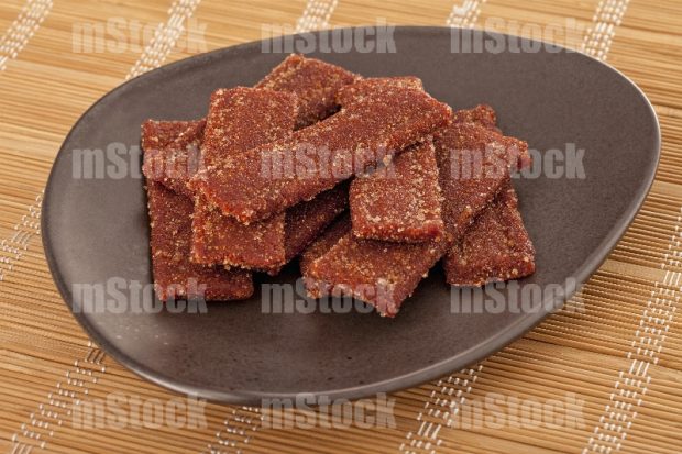 Barritas de dulce de tamarindo con chile