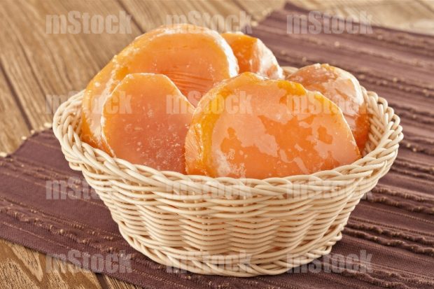Camote cristalizado