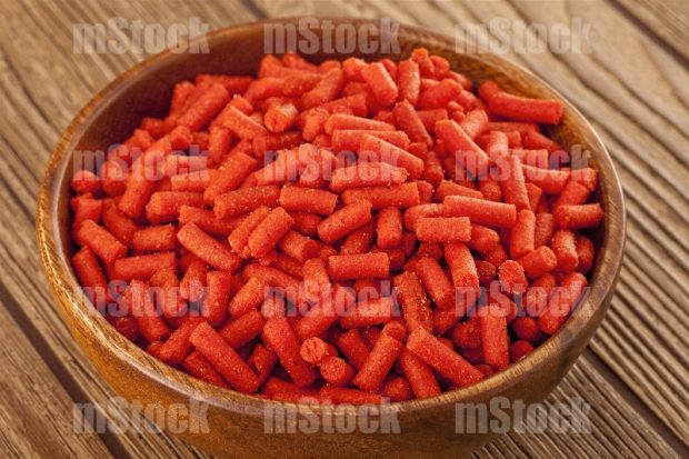 Churritos rojos
