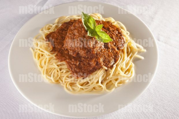 Espaguetis a la boloñesa