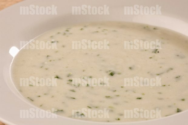 Crema de poro y papa