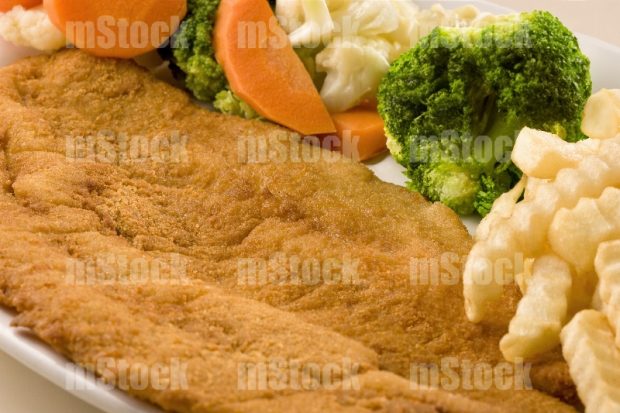 Filete de pescado empanizado