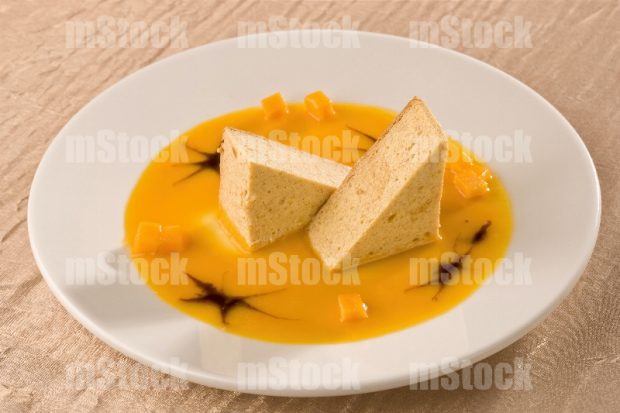 Flan gourmet de Mango