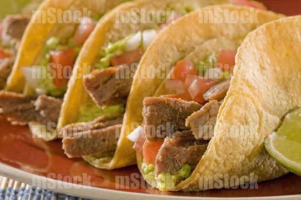Tacos de Fajita de Res