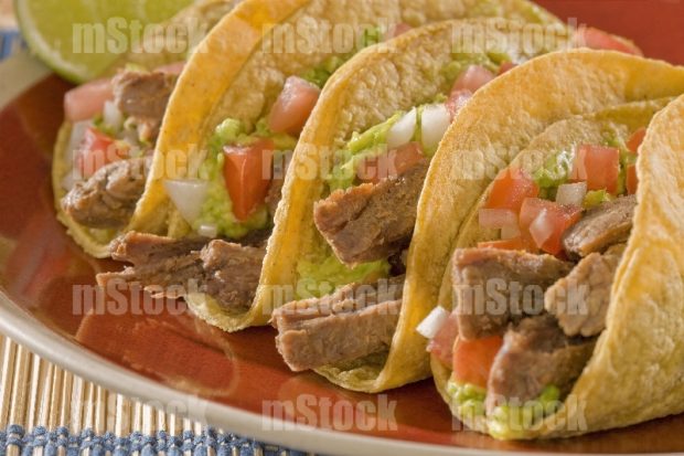 Tacos Fajita en Tortilla de Maíz