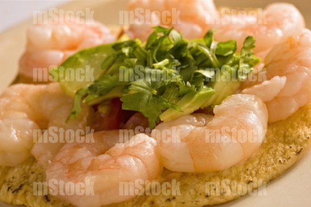 Tostada de Camarón