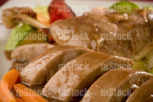 Pato al Horno con verduras