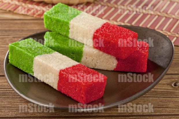 Banderitas de Coco dulce