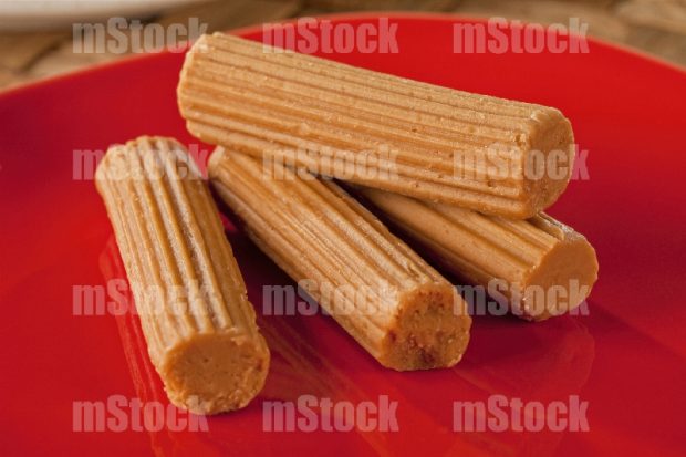 Dulces gusanito de leche