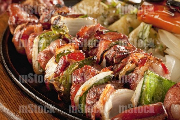 Alambres de Carne asada