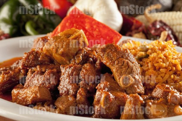 Asado de Puerco en salsa roja