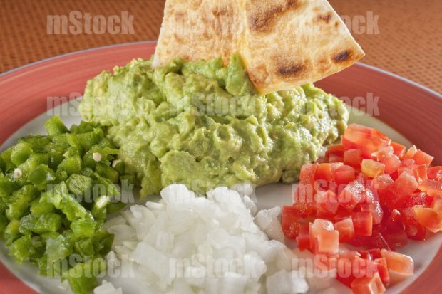 Guacamole con pico de gallo