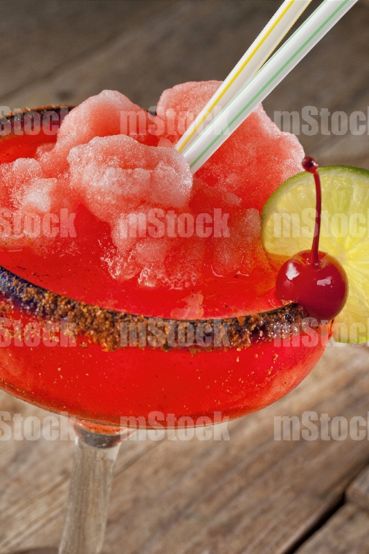 Margarita frappé de cereza
