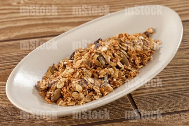 Granola con semillas