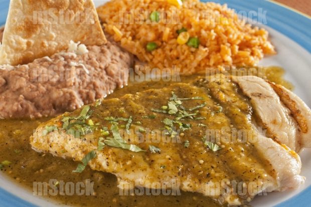 Pechuga de Pollo a la plancha en salsa
