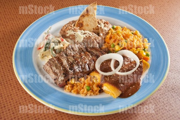 Tampiqueña de Arrachera platillo