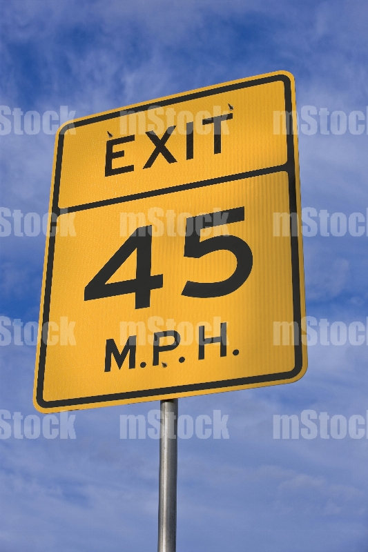 Señal de limite de velocidad