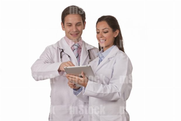 Doctores con Ipad
