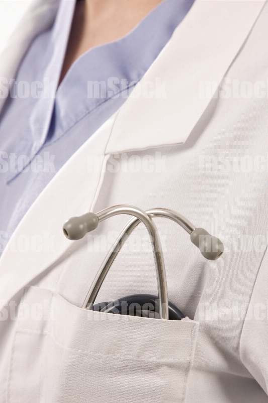 Médico de Guardia con estetoscopio