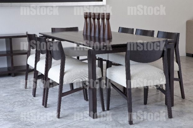 Comedor moderno negro