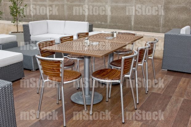 Comedor en terraza
