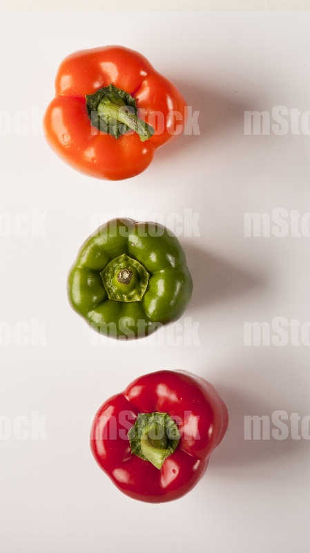 Pimiento morrón de colores