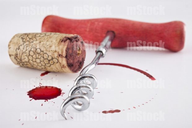 Saca corcho de madera