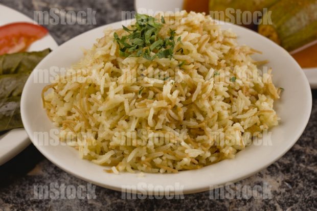 Arroz Griego con perejil