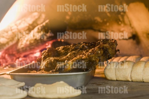 Churrasco al horno de piedra