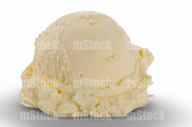Helado de vainilla