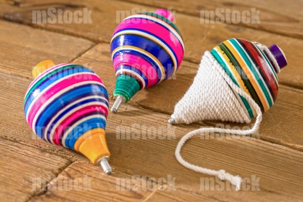 Trompos de Madera