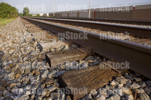 Balastro en vías del Tren