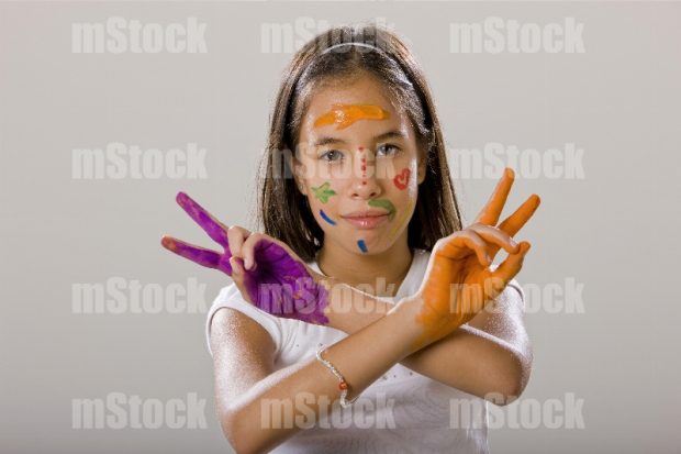 Niña creativa
