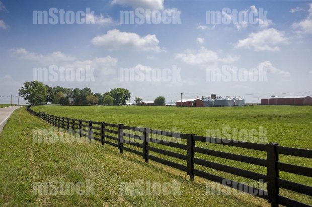 Cerca de madera para rancho