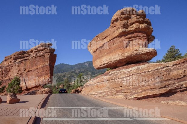 Balanced Rock at Garden of the Gods in Colorado Springs