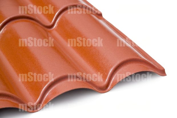Lámina roja de fibra de vidrio