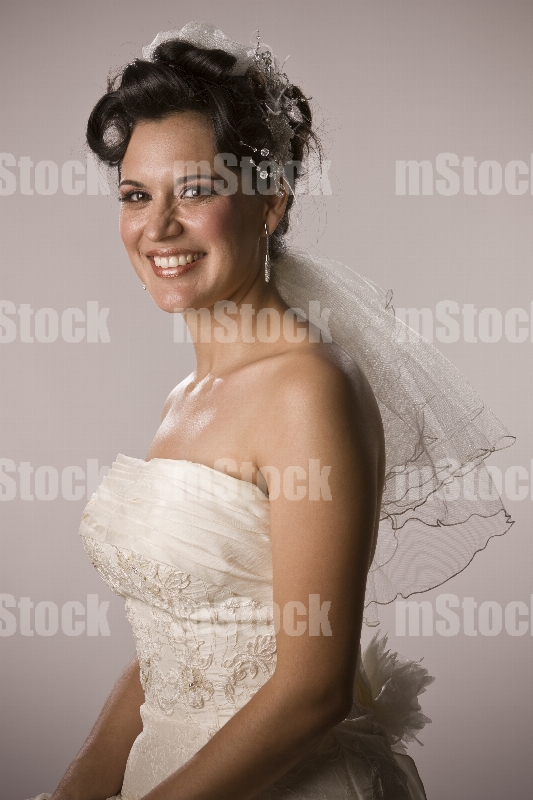 Novia sonriente