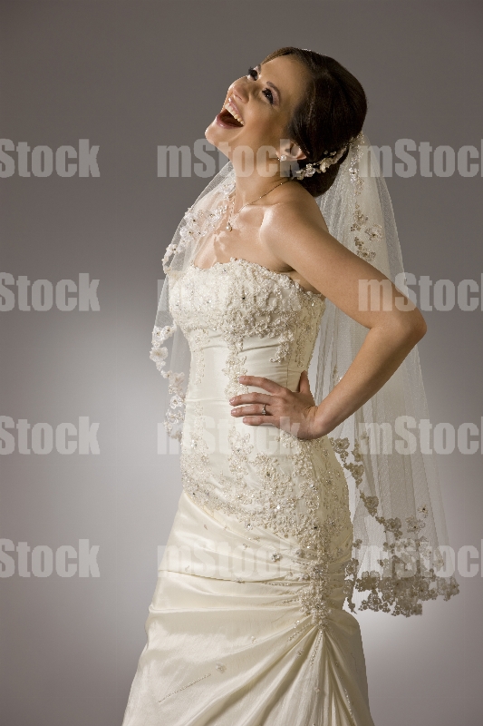 Velo de novia con encanje