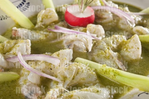 Aguachile verde de Camarón